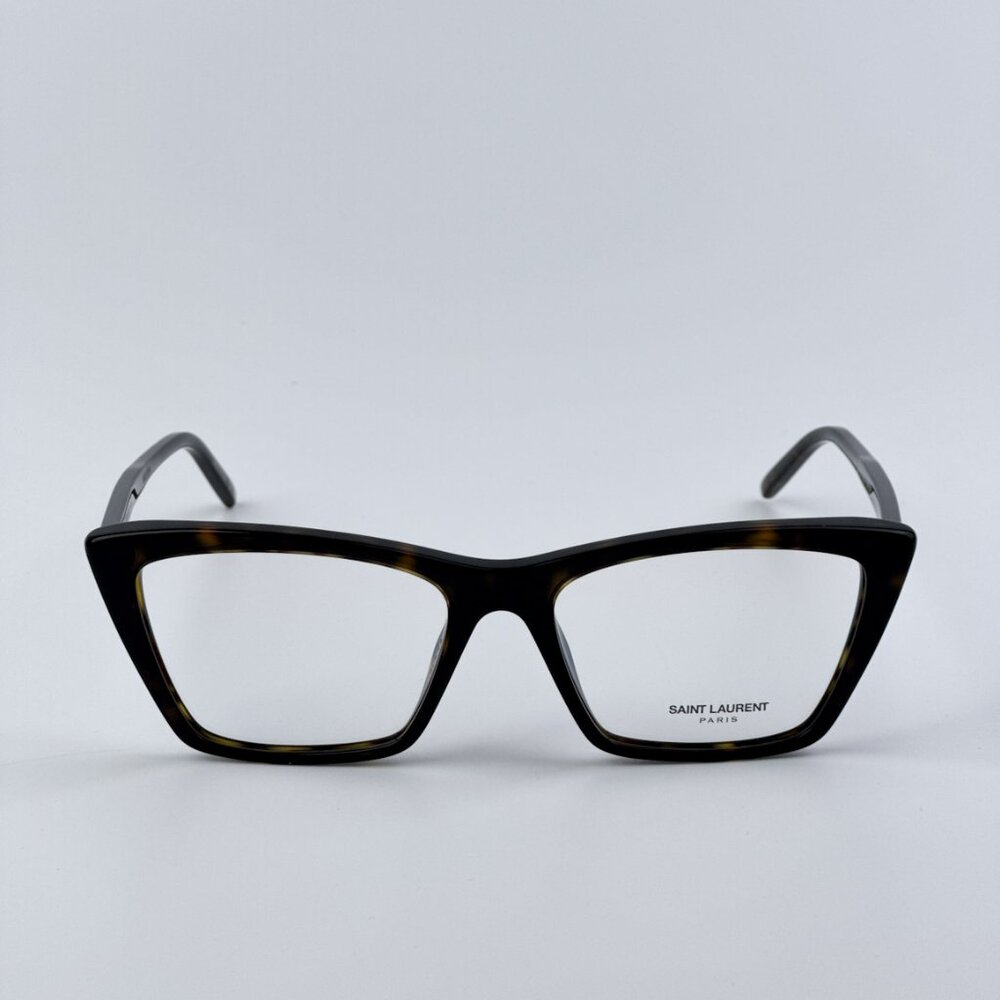 Saint Laurent SL737 MICA THIN OPT 002 BRAND NEW Eyeglasses Dark Havana Unisex - Picture 5 of 12